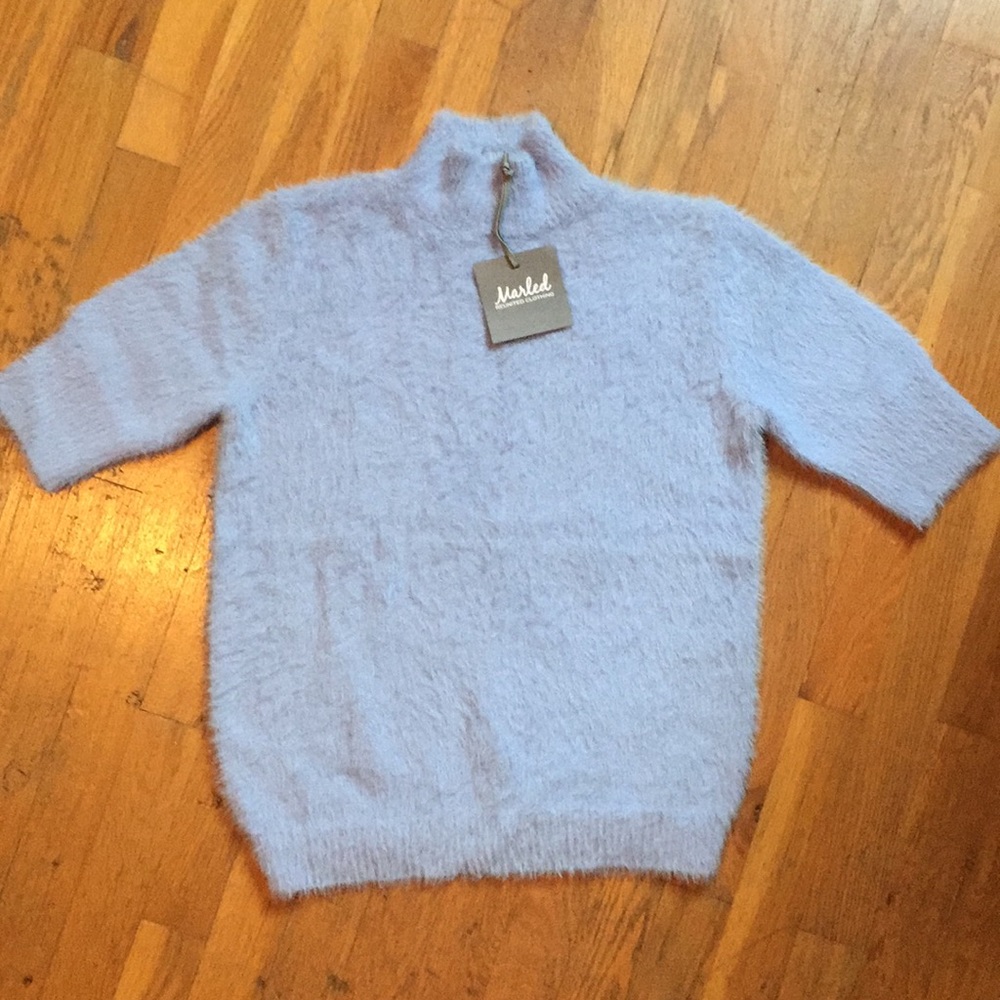 NWT 3/4 Sleeve Mock Turtle Neck Sweater, Size S